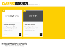 Tablet Screenshot of careersindesign.com.au